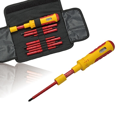 VDE Interchangeable Insulated Torque Screwdriver Set VDE Interchangeable Insulated Torque Screwdriver Set