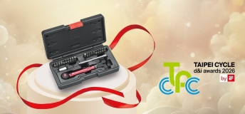 Alum. Mini Torque Wrench 2-10 N.M Wins TAIPEI CYCLE d&i Awards 2026