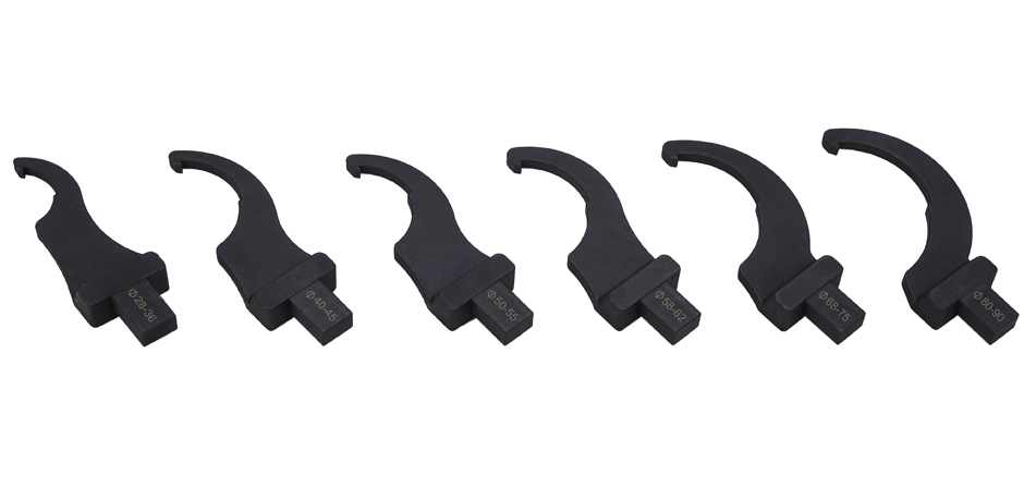 Torque Tech Interchangeable Hook Head Torque Wrench and Set