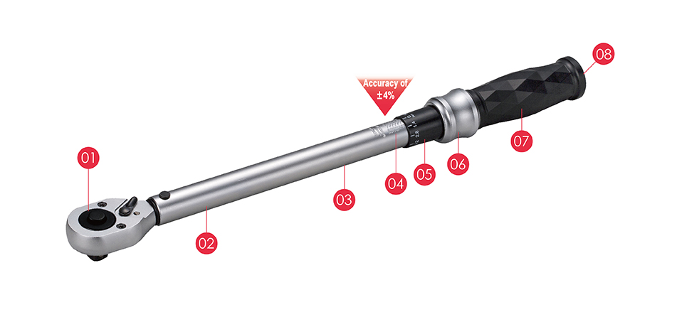 26 Series Adjustable Professional Torque Wrench with PATENTED by Torque ...